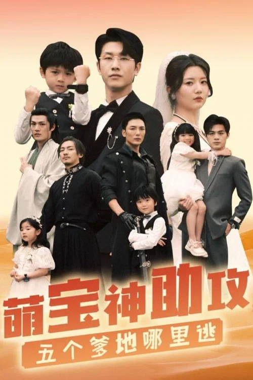 萌宝神助攻,五个爹地哪里逃(2024)海报