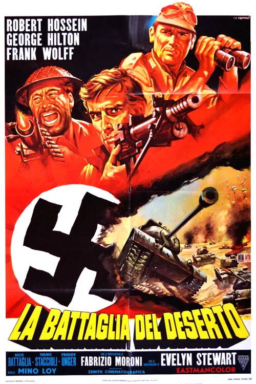 熱砂中的坦克軍團(1969)海報