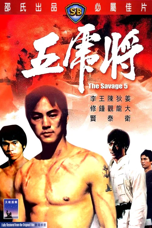 五虎将(1974)海报