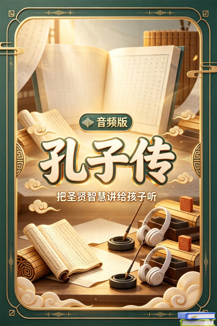 孔子传:把圣贤智慧讲给孩子听 音频版(2026)海报