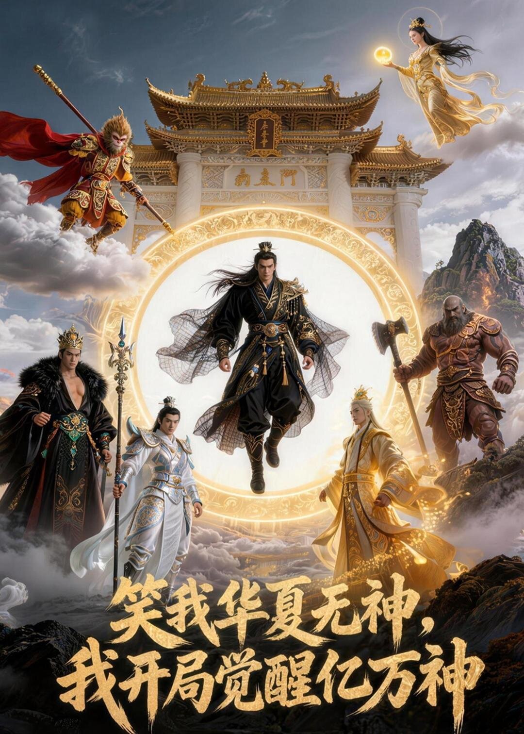 笑我华夏无神,我开局觉醒亿万神(2026)海报